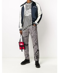 Off-White Tie Dye Straight Leg Jeans