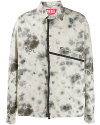 A-Cold-Wall* Tie Dye Print Buttoned Shirt