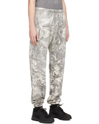 Afield Out Gray Marble Tie Dye Lounge Pants