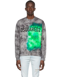 DSQUARED2 Gray Fluo Spot Sweatshirt