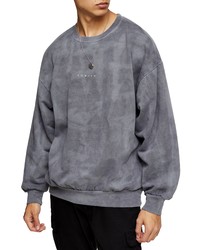 Topman Zurich Oversize Crewneck Sweatshirt