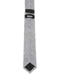 Asos Brand Tie With Flecks