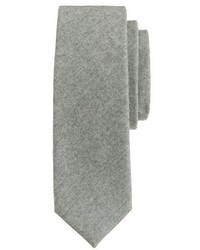 J.Crew Extra Long Italian Wool Tie In Medium Grey