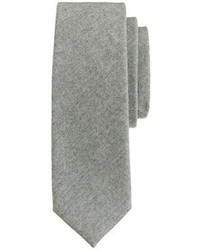 J.Crew Extra Long Italian Wool Tie In Medium Grey