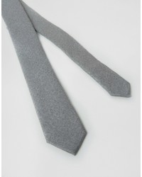 Asos Slim Tie In Gray