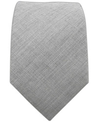 The Tie Bar Solid Cotton Light Gray