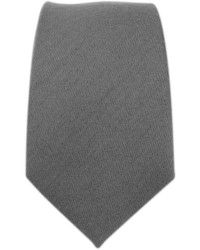 The Tie Bar Solid Wool Gray