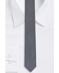 Hugo Boss Tie 45 Cm Skinny Silk Tie One Size Grey