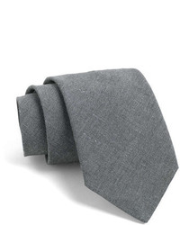 Todd Snyder White Label Fulton Crosshatch Tie In Grey