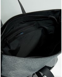 Calvin Klein Logo Gray Large Tote Bag