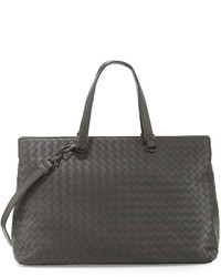 Bottega Veneta Large Double Compartt Lambskin Tote Bag