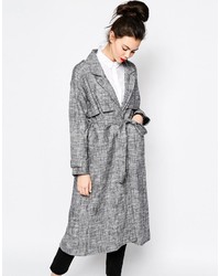 Monki Belted Trench Coat