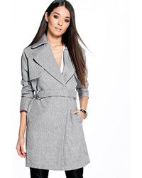 Boohoo Boutique Maria Textured Tailored Trench