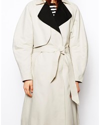 Asos Collection Bonded Trench Coat