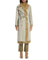 Sies Marjan Devin Layered Cotton Canvas Trench Coat