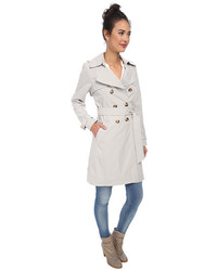DKNY Double Breasted Soft Trench