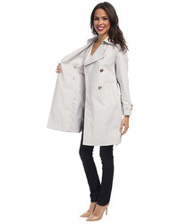 DKNY Double Breasted Soft Trench Coat