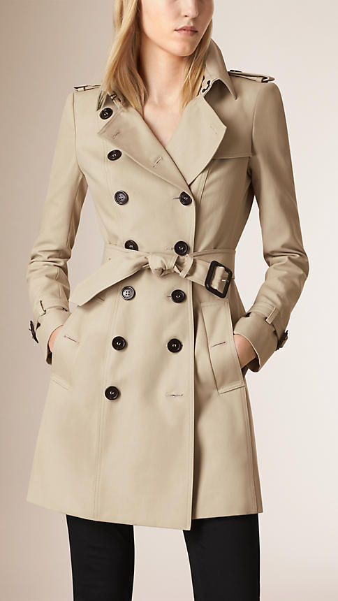 Burberry Double Cotton Twill Trench Coat, $2,095 | Burberry | Lookastic.com