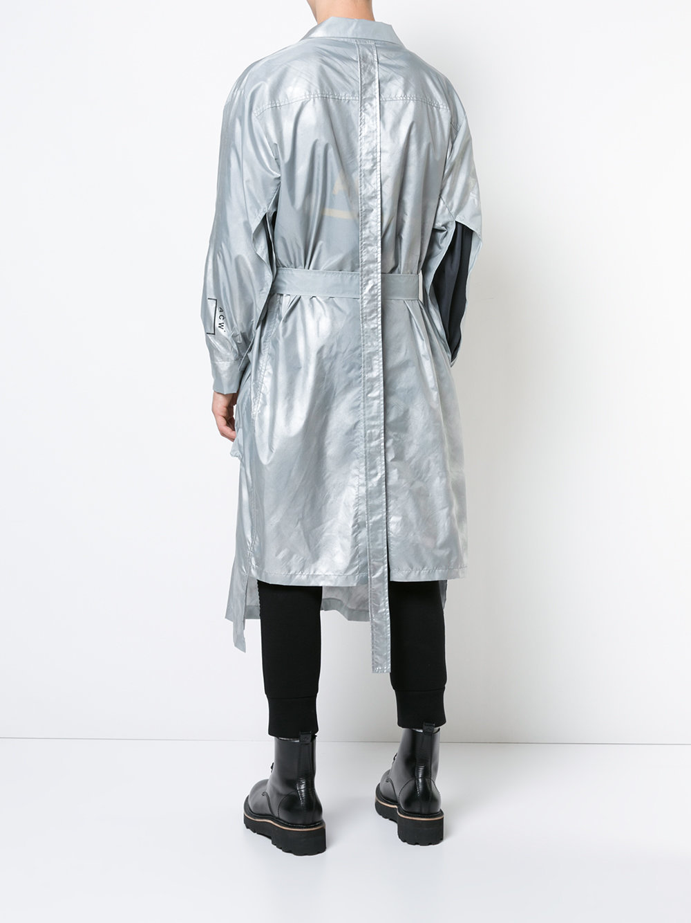 A cold store wall trench coat