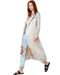 Nasty Gal After Party Vintage Rain Check Trench Coat