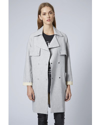 Topshop Tall Soft Bonded Trench Coat