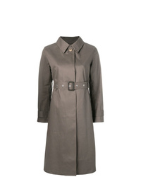 MACKINTOSH Taupe Fawn Bonded Cotton Single Breasted Trench Coat Lr 061cb