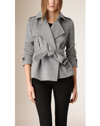 Burberry Wool Cashmere Trench Jacket