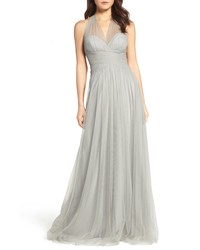 WTOO Halter Tulle A Line Gown