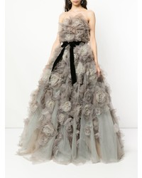 Marchesa Less Tulle Degrade Layered Dramatic Ballgown