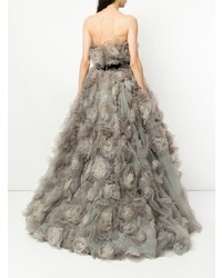 Marchesa Less Tulle Degrade Layered Dramatic Ballgown