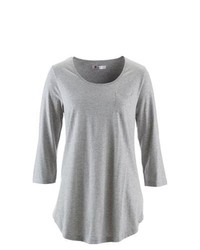 bpc bonprix collection A Line Jersey Tunic In Grey Marl Size 1820