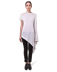 Children Of Our Town Chopo Asymmetric Jersey Tunic Top One Size Light Grey