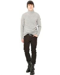 Armani Jeans Techno Blend Button Turtle Neck Sweater