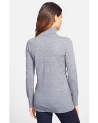 Nordstrom Collection Long Cashmere Turtleneck Sweater
