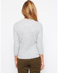 Asos Collection Turtleneck Sweater In Rib
