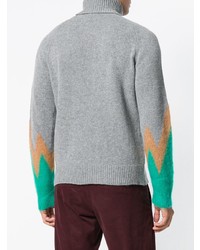 Paura Colour Block Detail Sweater