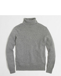 J.Crew Factory Cotton Merino Blend Turtleneck Sweater