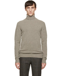 Wooyoungmi Grey Cashmere Turtleneck Sweater