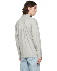Martine Rose Grey Cotton T Shirt