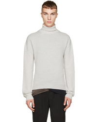 Haider Ackermann Grey Turtleneck Sweater