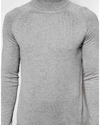 Selected Homme Silk Mix Roll Neck Sweater