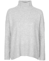 Topshop Oversize Funnel Neck Sweater