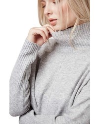 Topshop Oversize Funnel Neck Sweater