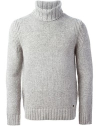 Woolrich Ribbed Roll Neck Neck Sweater