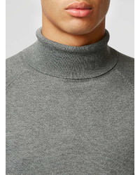 Rogues Of London Gray Turtle Neck Sweater