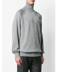 Lanvin Turtle Neck Button Jumper