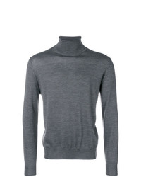 Canali Turtle Neck Fitted Sweater