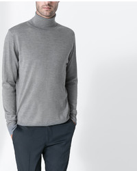 Zara Plain Turtle Neck Sweater