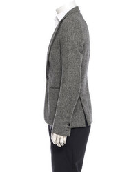 Raf Simons Classic Tweed Wool Blazer