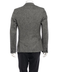 Raf Simons Classic Tweed Wool Blazer